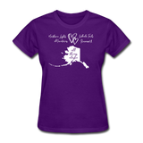 All Things Alaska Women's Tee - purple