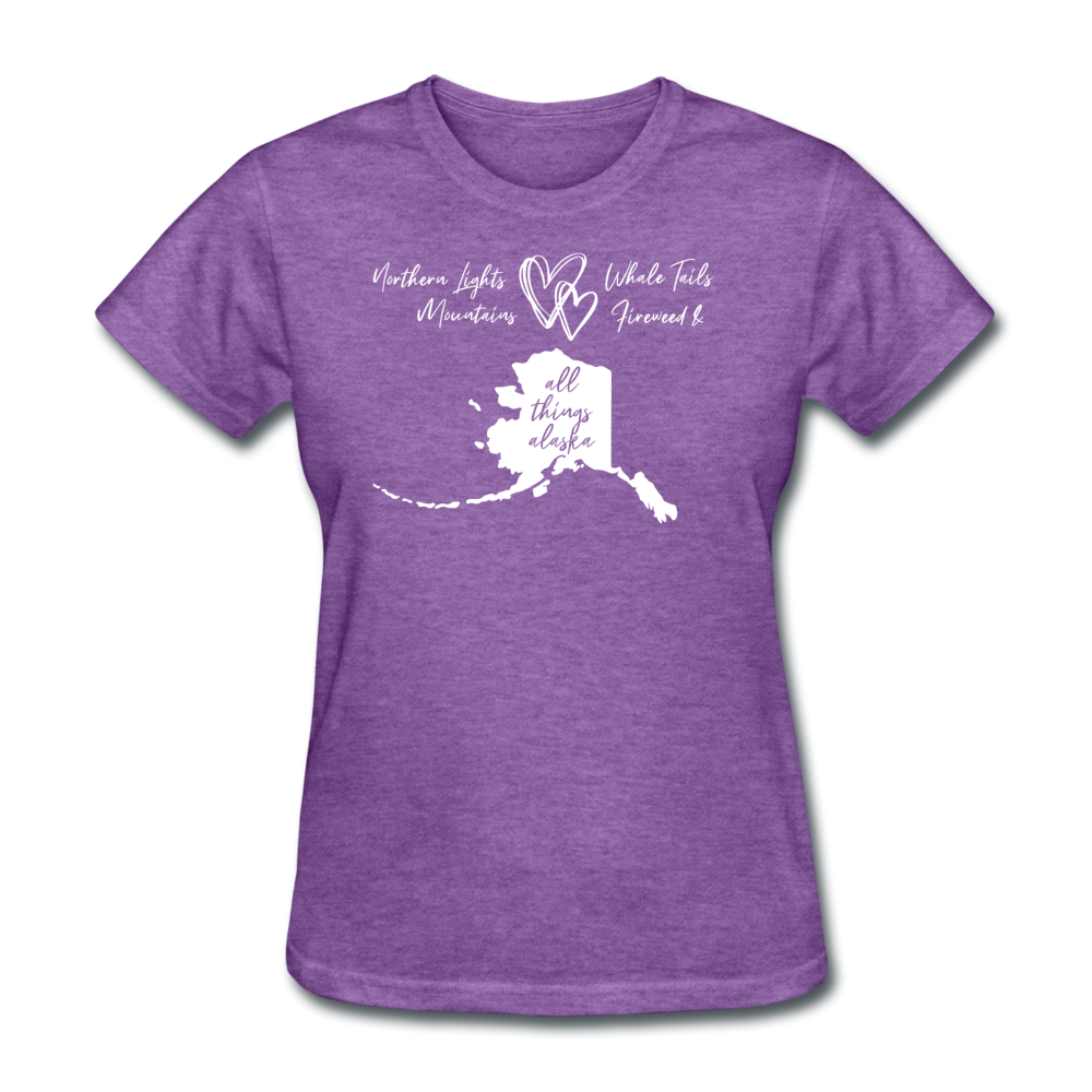 All Things Alaska Women's Tee - purple heather