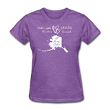 All Things Alaska Women's Tee - purple heather