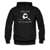 Kiss Me I'm Alaskan Unisex Hoodie - black