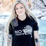 No One Fights Alone First Responder Support Tee